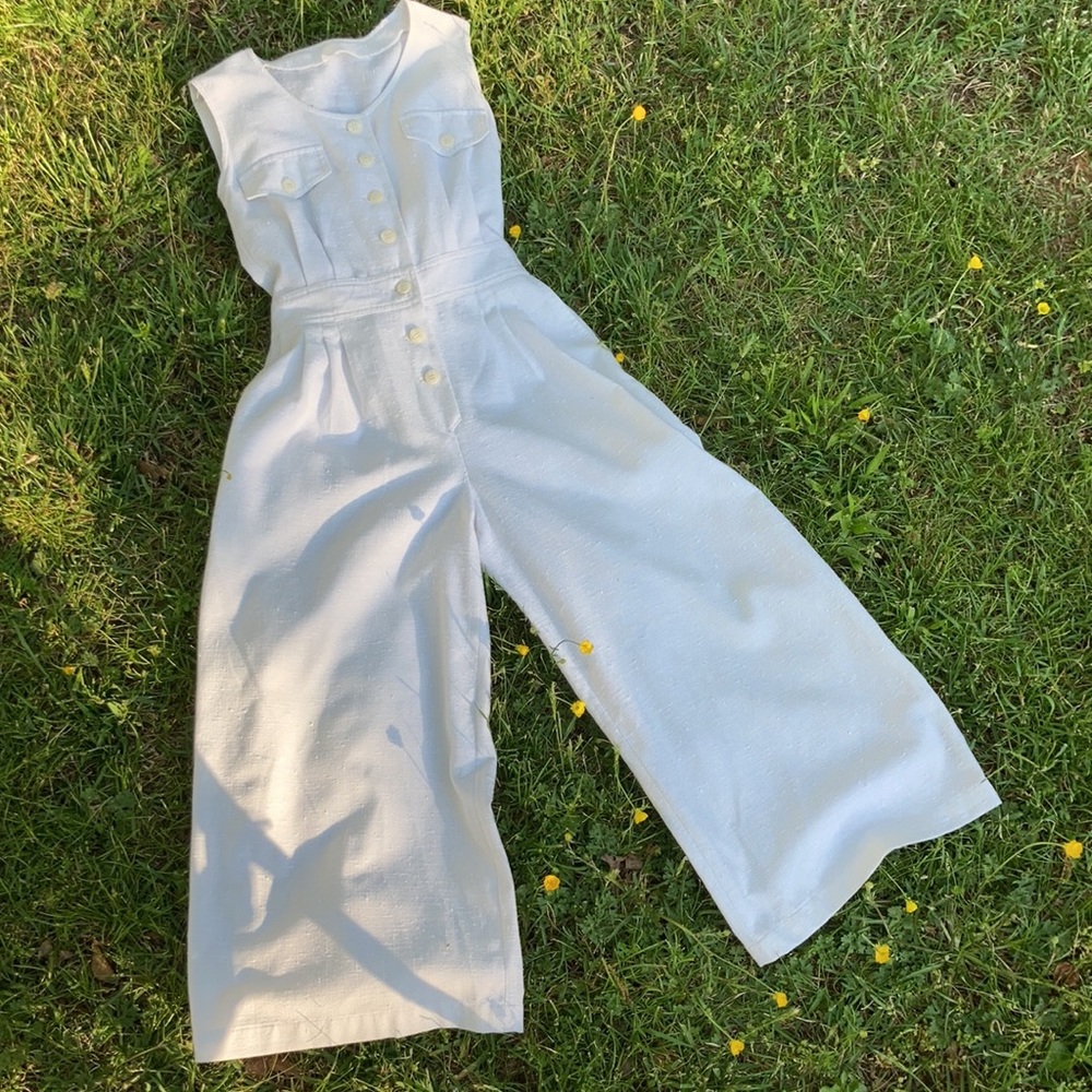 Vintage Wide Leg Jumpsuit